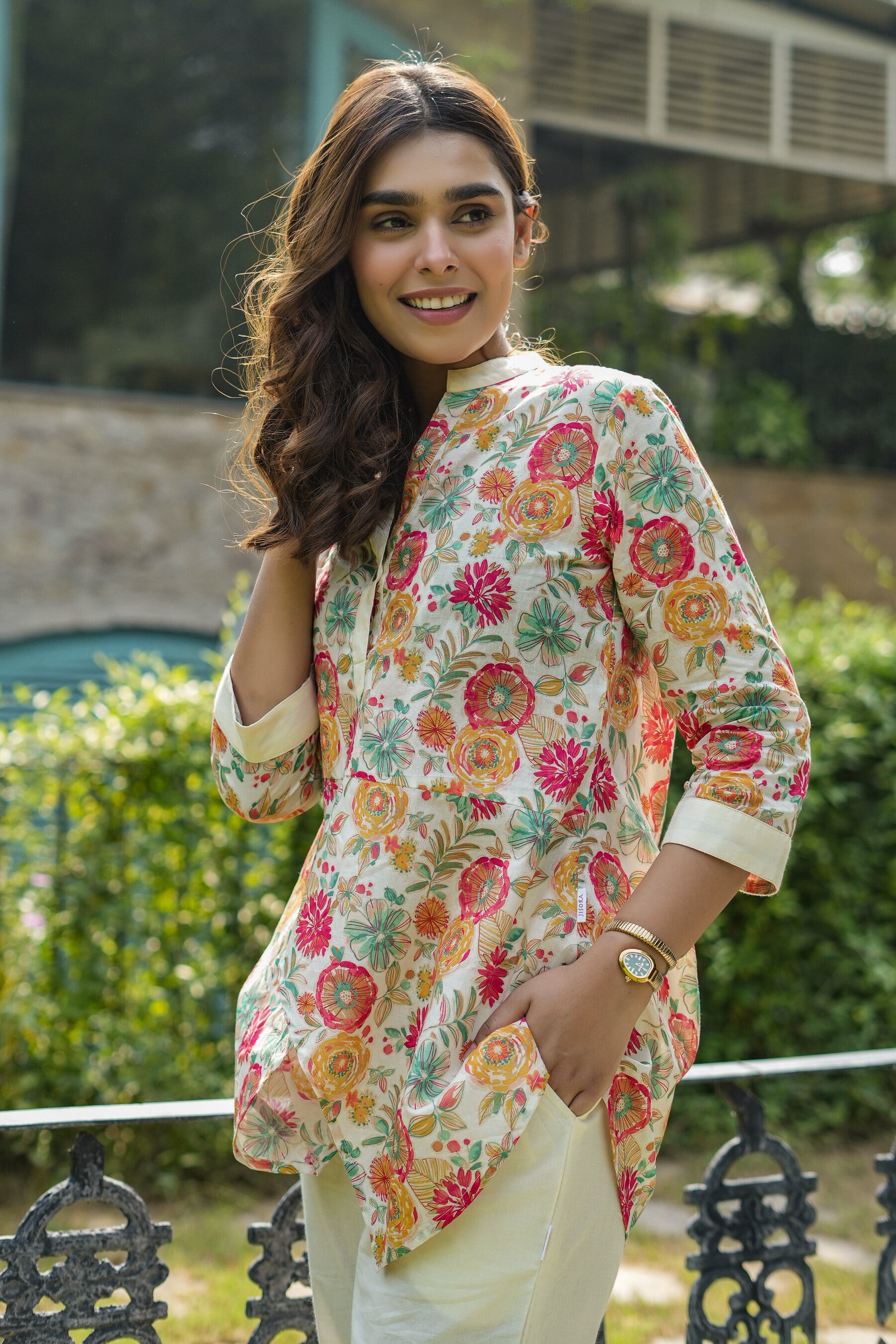 Dove Rosette Cotton Co-ord Set