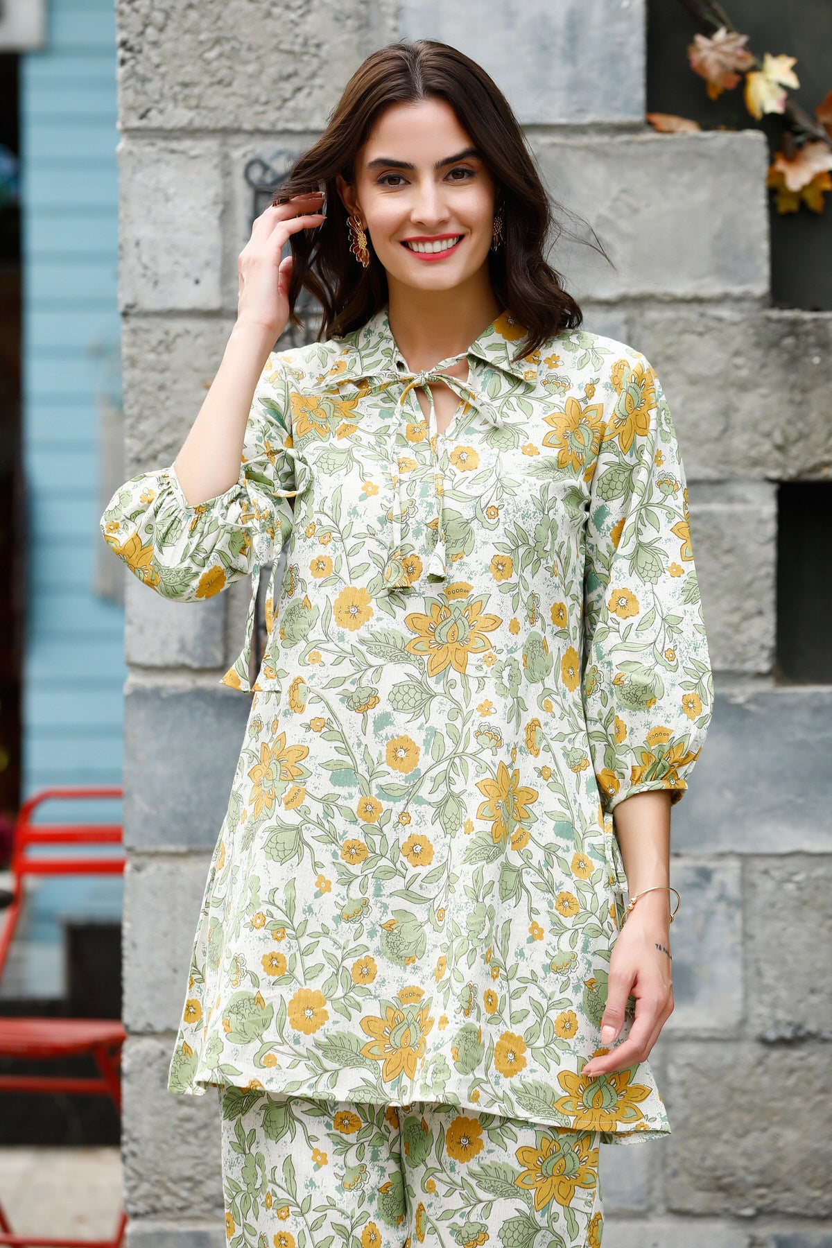 Sunny Serenade Cotton Flex Co-ord Set
