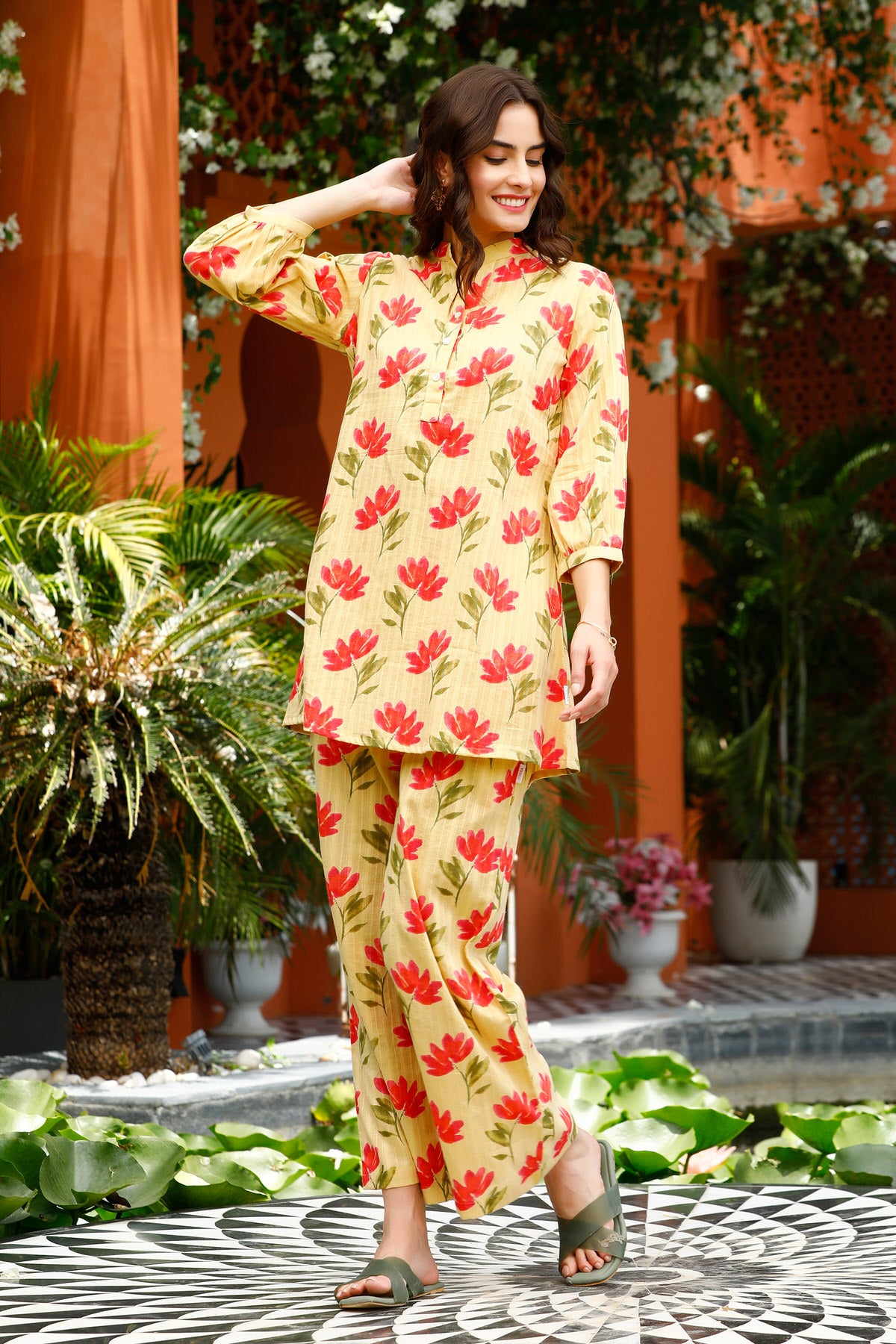 Lemonade Breeze Cotton Co-ord Set