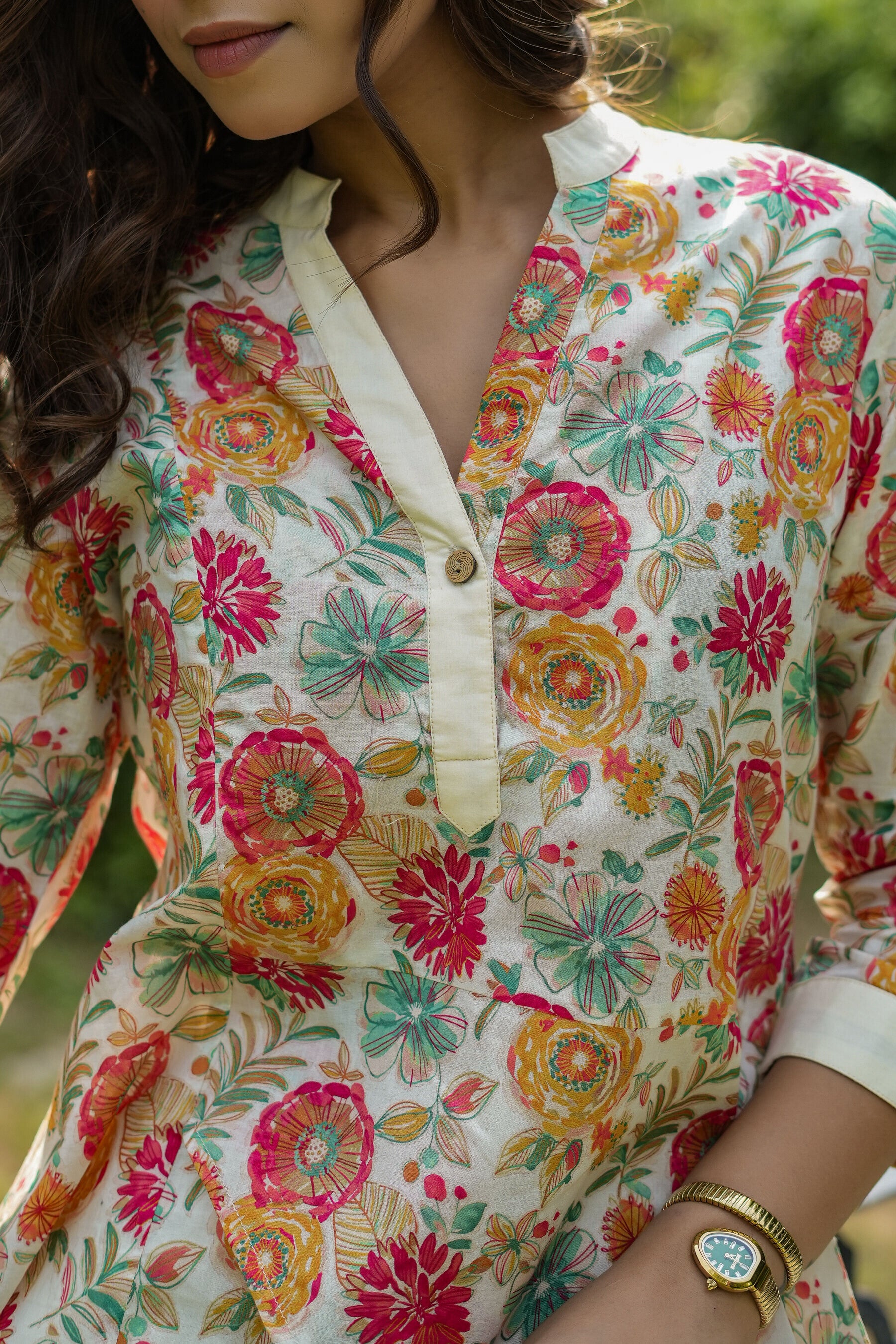 Dove Rosette Cotton Co-ord Set