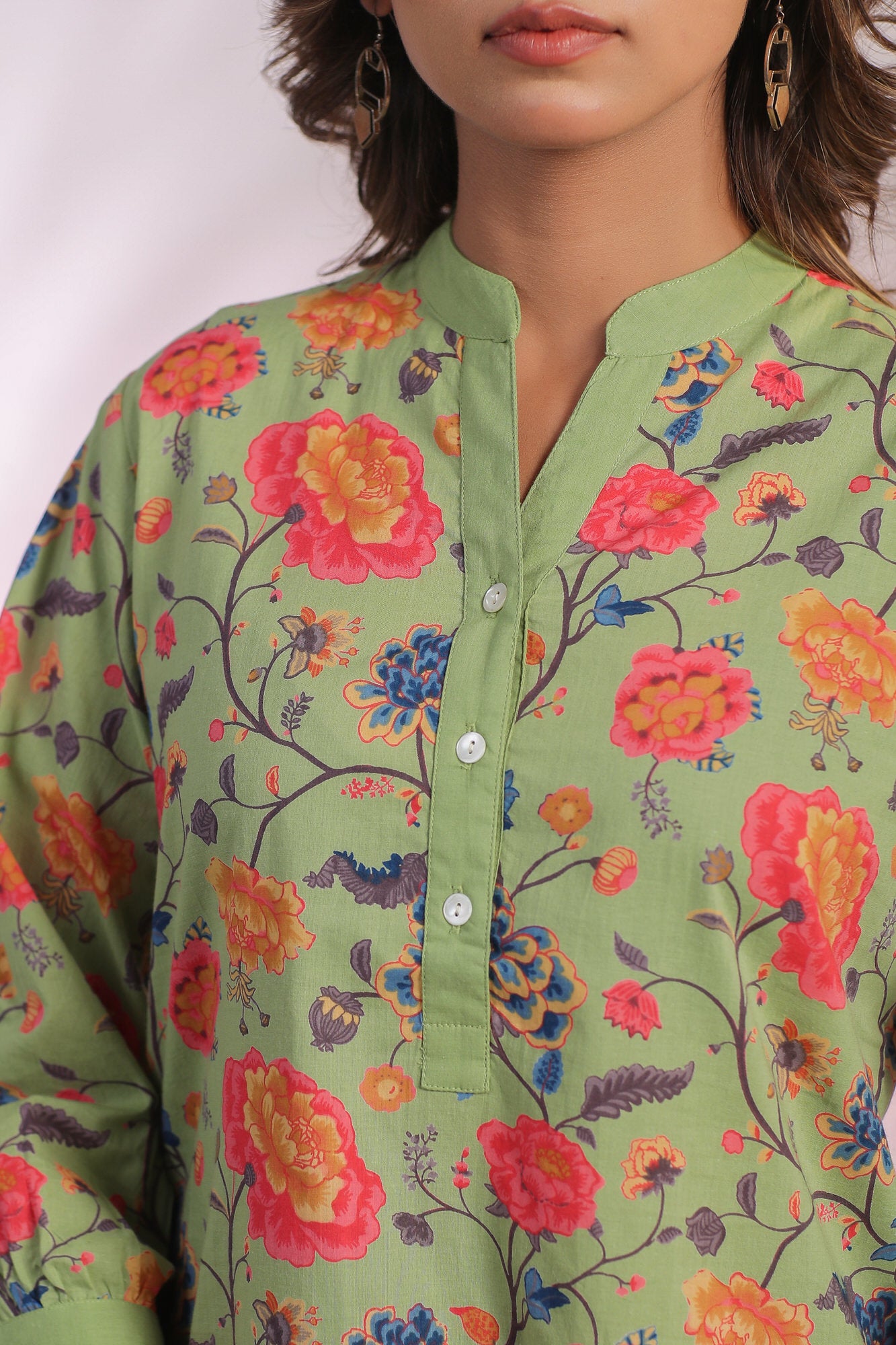 Peacock Panache Cotton Co-ord Set