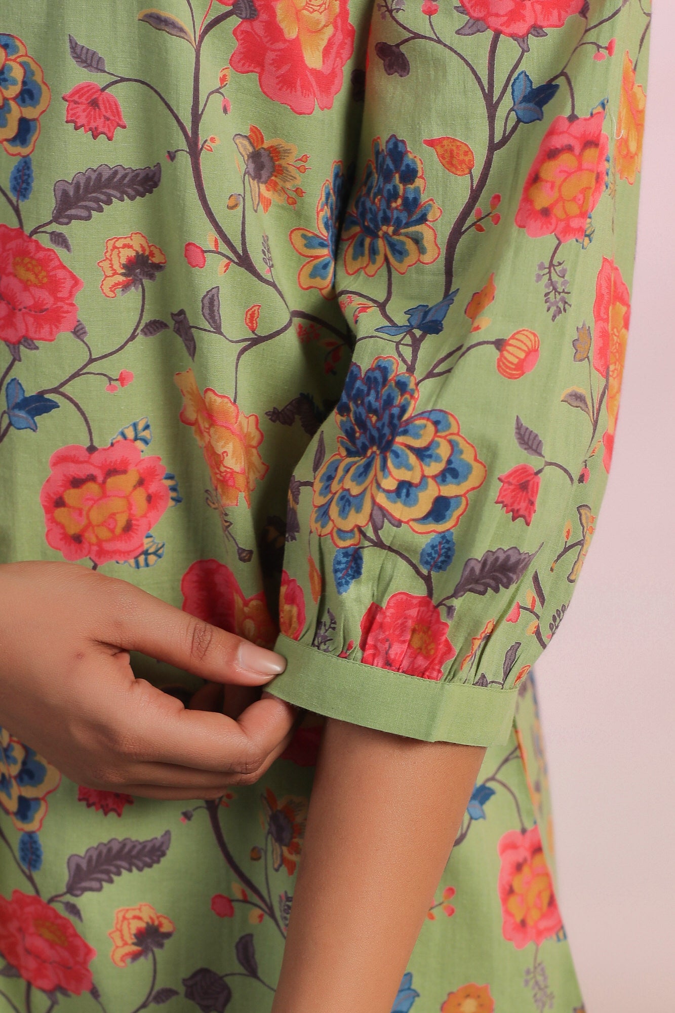 Peacock Panache Cotton Co-ord Set