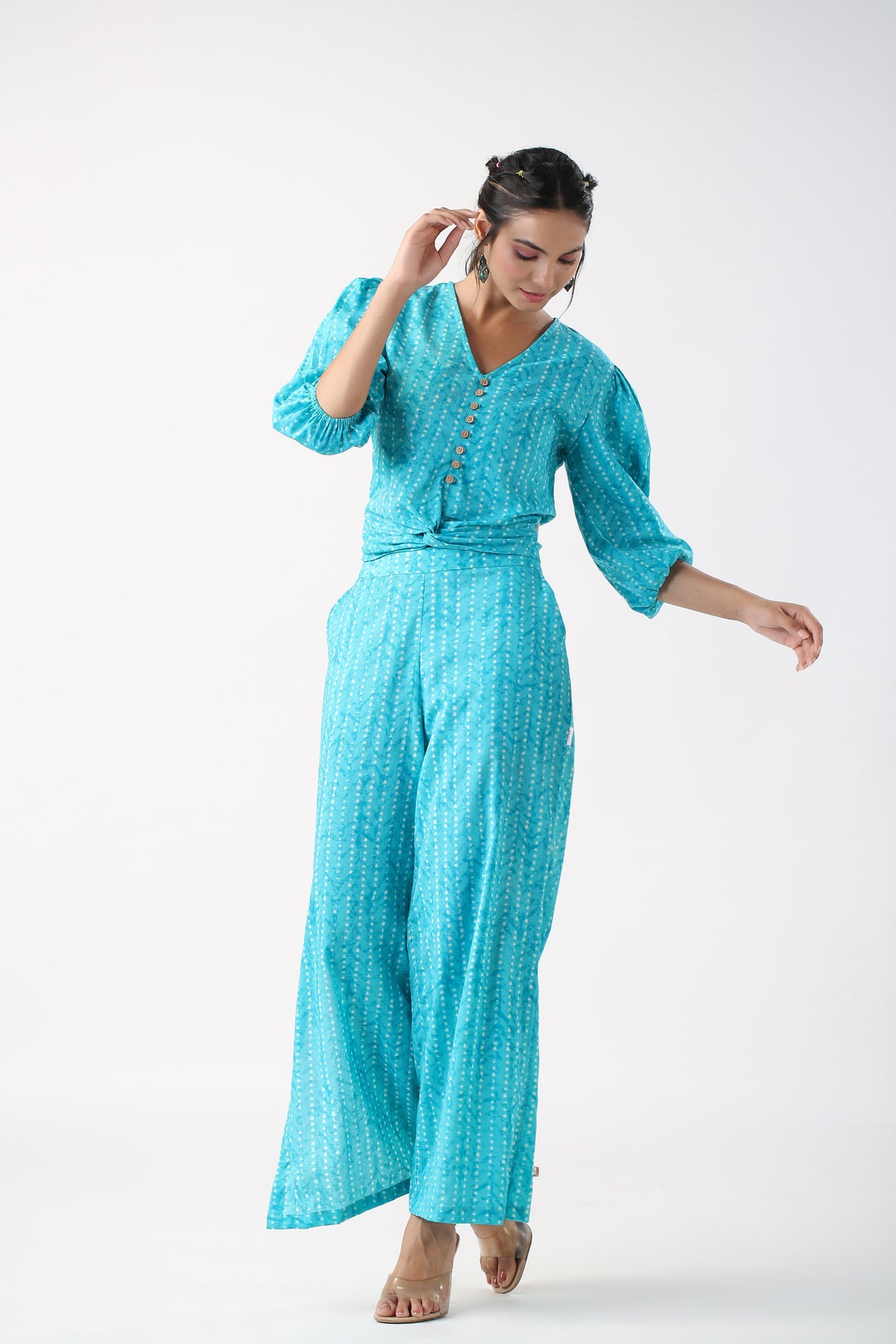 Palm Paradise Cotton Co-ord set