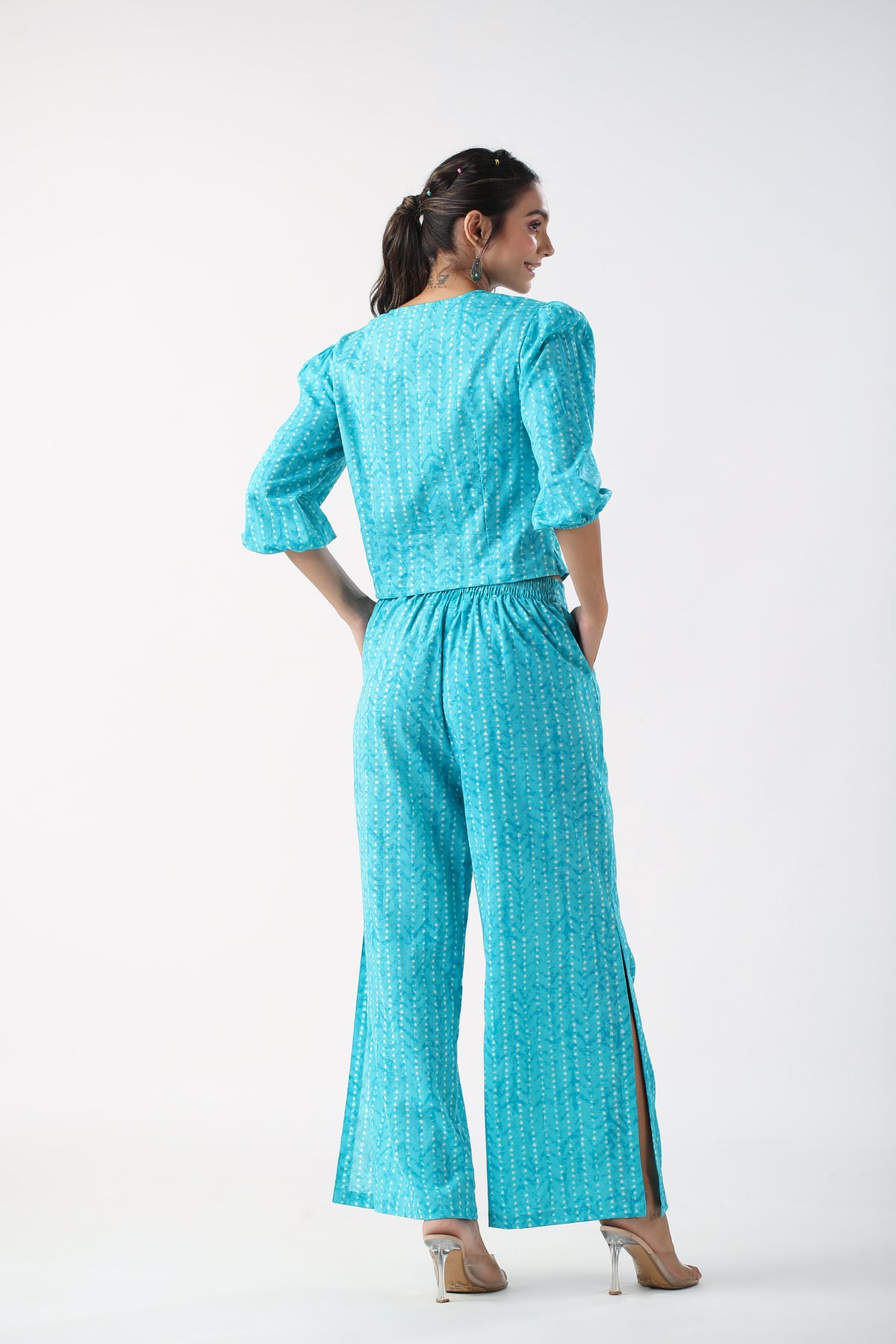 Palm Paradise Cotton Co-ord set