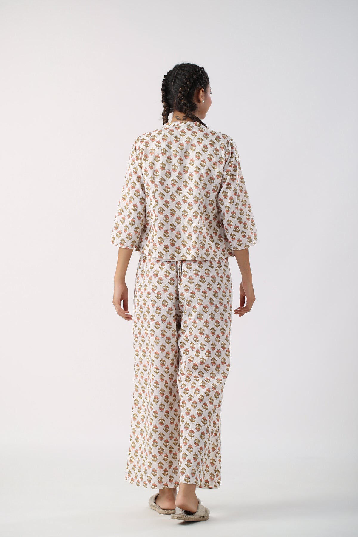 Radiant Petals Cotton Three piece set