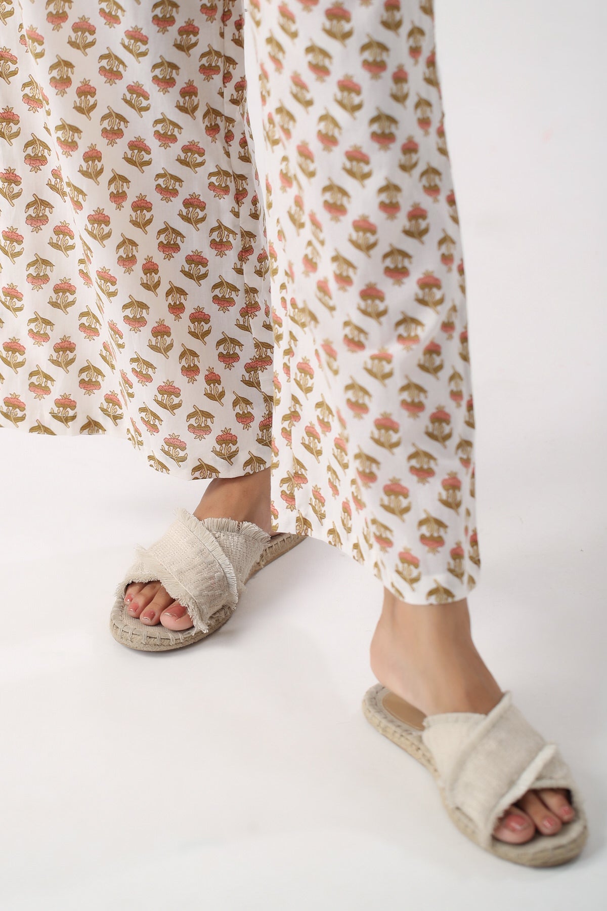 Radiant Petals Cotton Three Piece Set