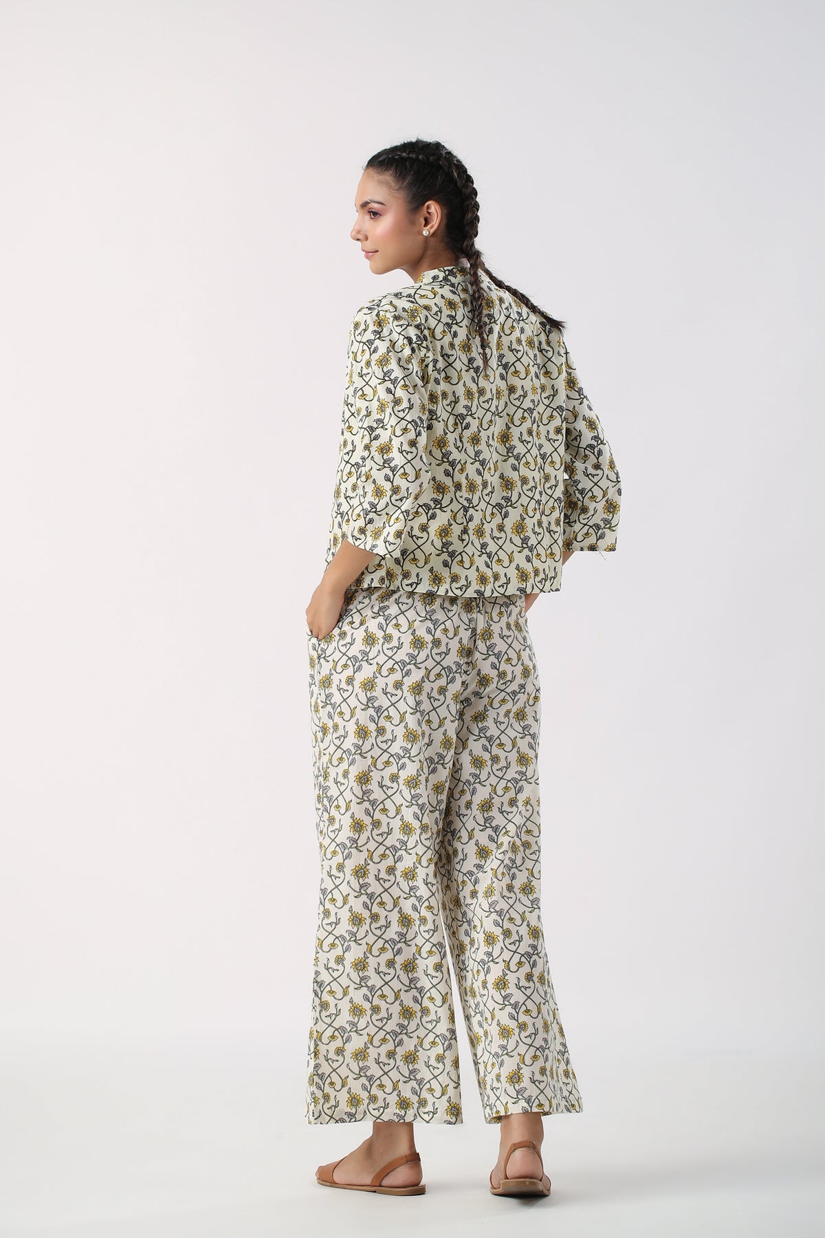 Meadow Melody Cotton Three Piece Set