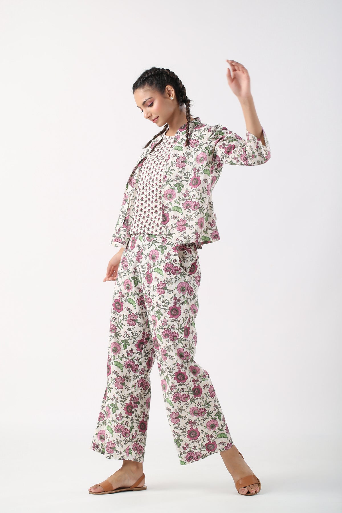 Fresh Pick Delights Cotton Three Piece Set