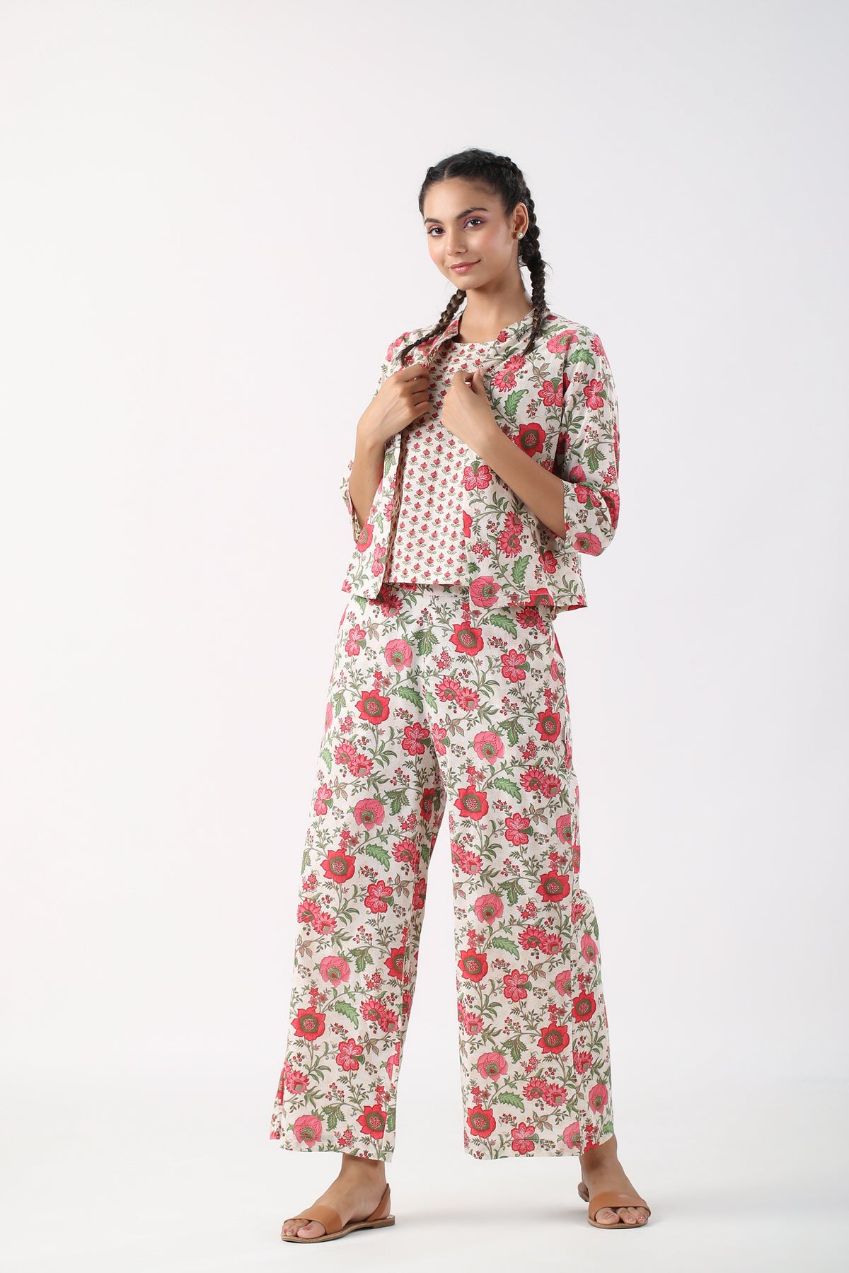 Garden Party Cotton Three Piece Set