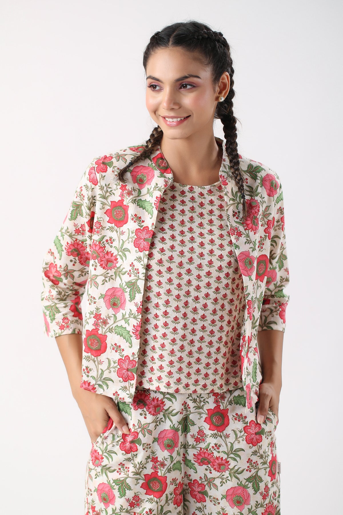 Garden Party Cotton Three Piece Set