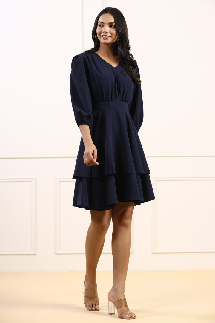 Blue Magic Mini Cotton Dress