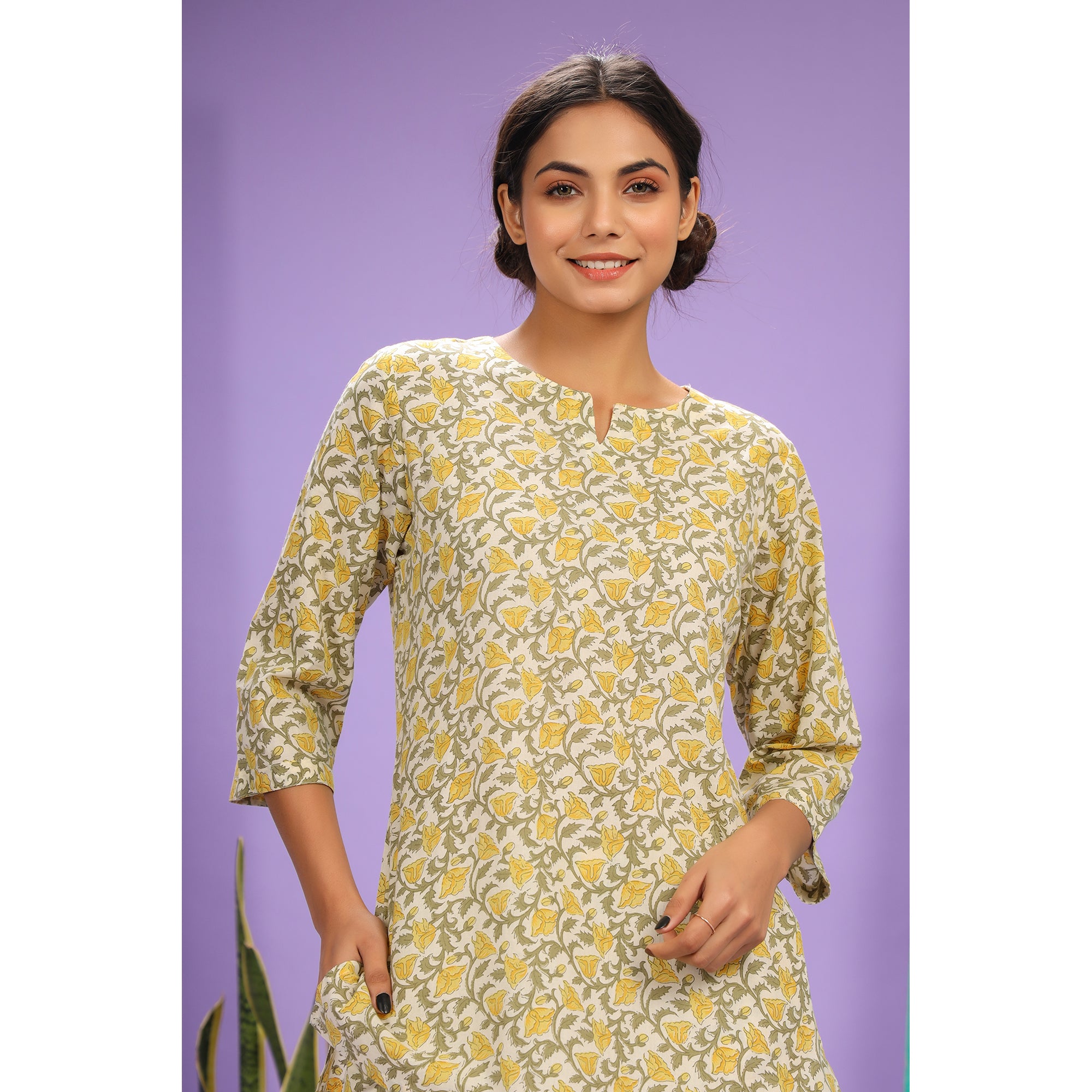 Sunflower on Yellow Loungewear JISORA
