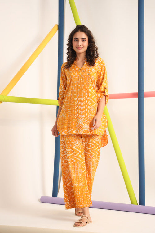 Turmeric Cotton Co-ord Set