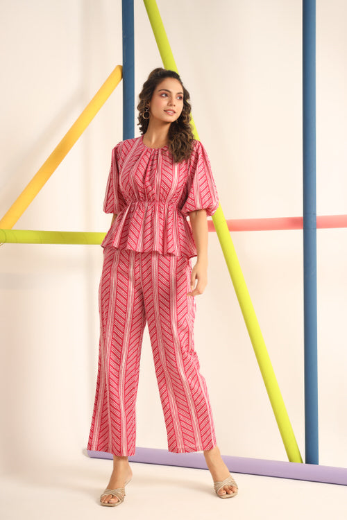 Ruby Cotton Co-ord Set