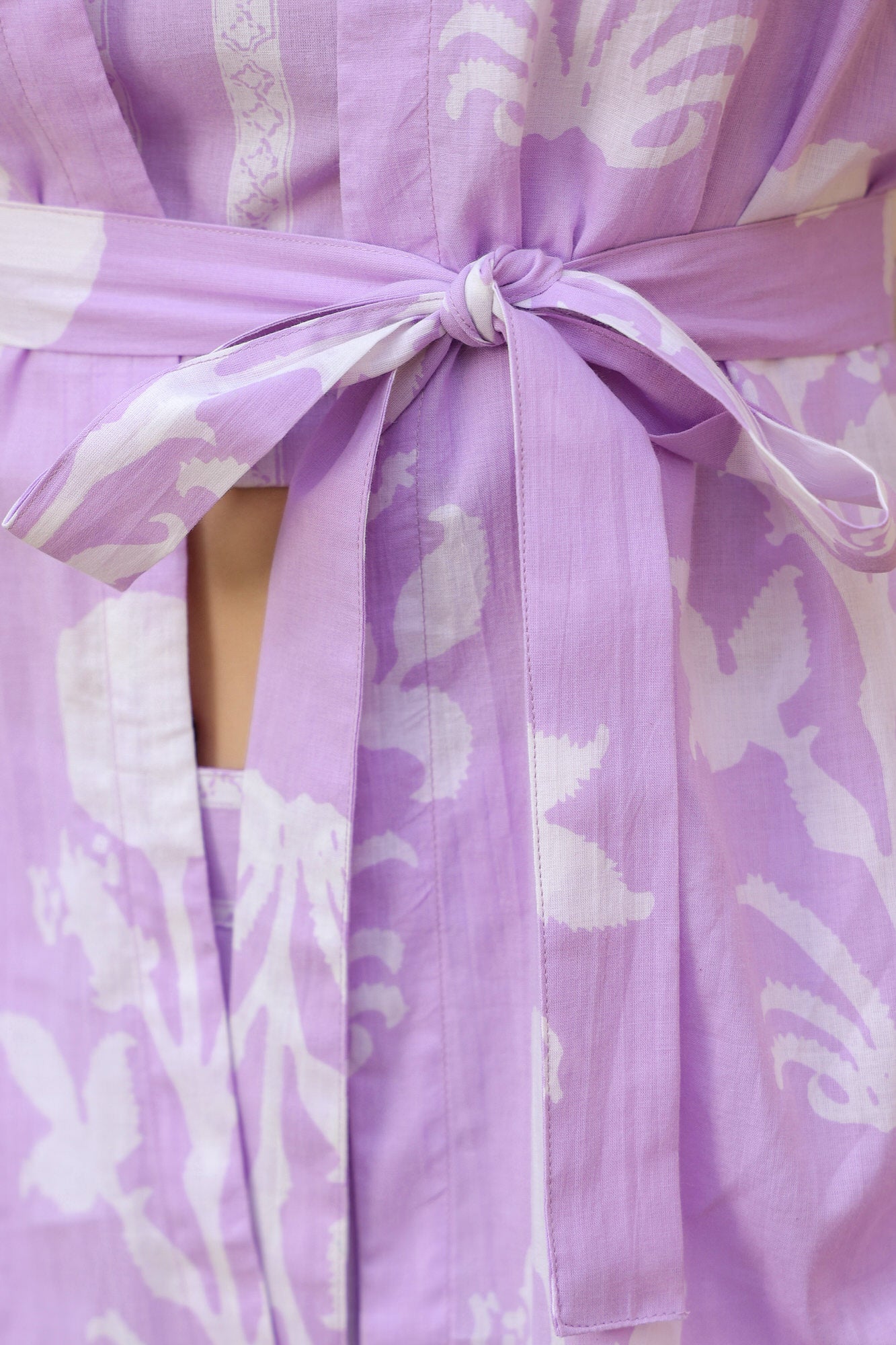 Lilac Labyrinth Cotton Coord Set