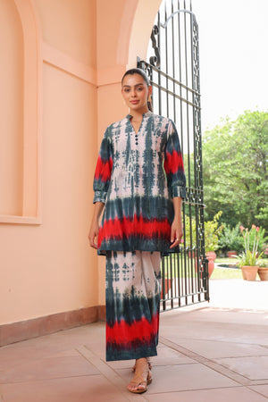 Tie-Dye Tie-In Cotton Co-ord Set