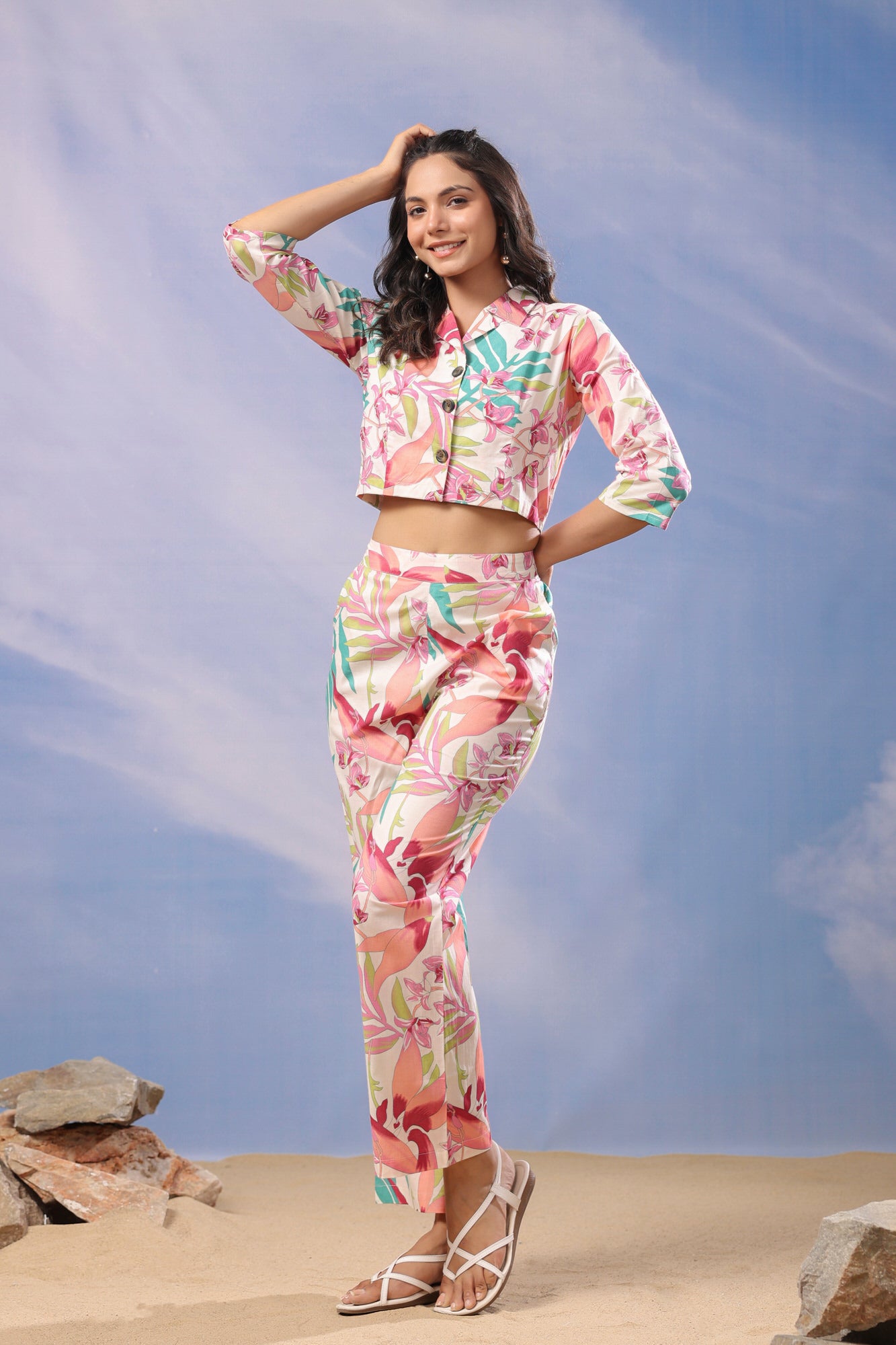 Island Escape Cotton Co Ord Set