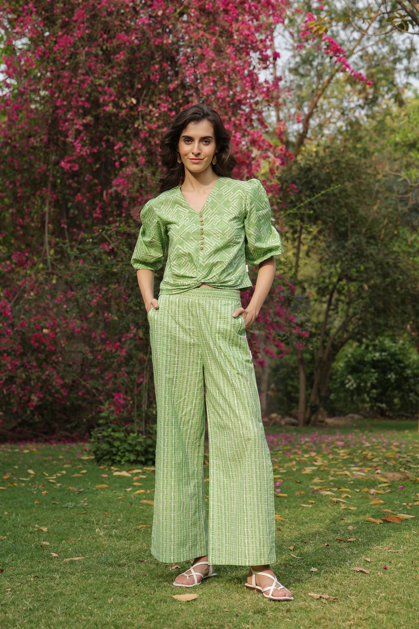 Pista Verde Cotton Coord Set