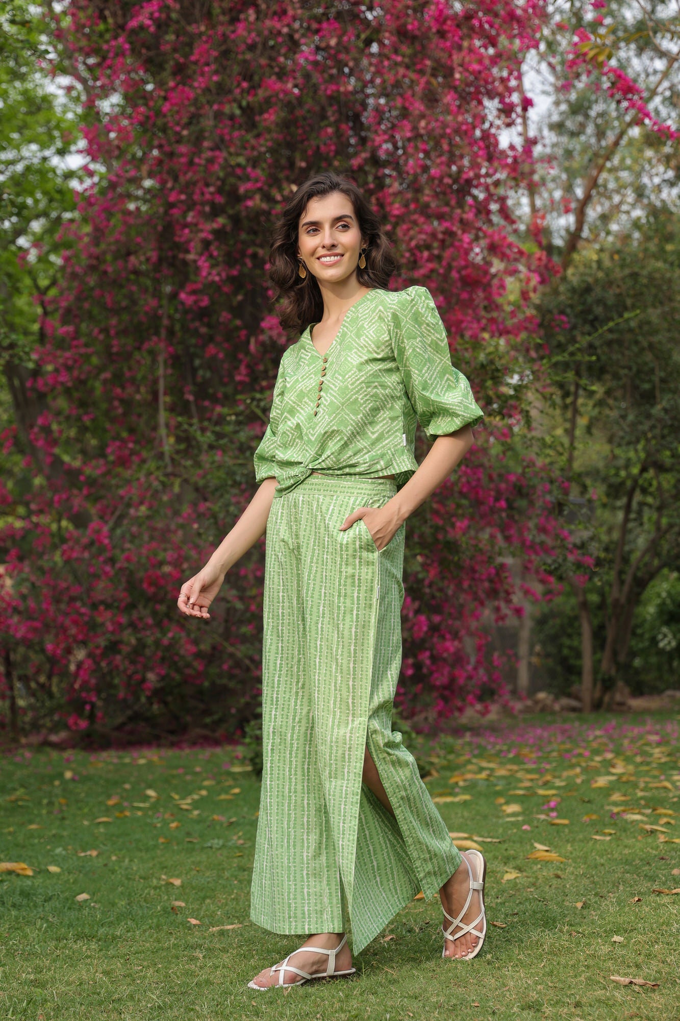 Pista Verde Cotton Coord Set