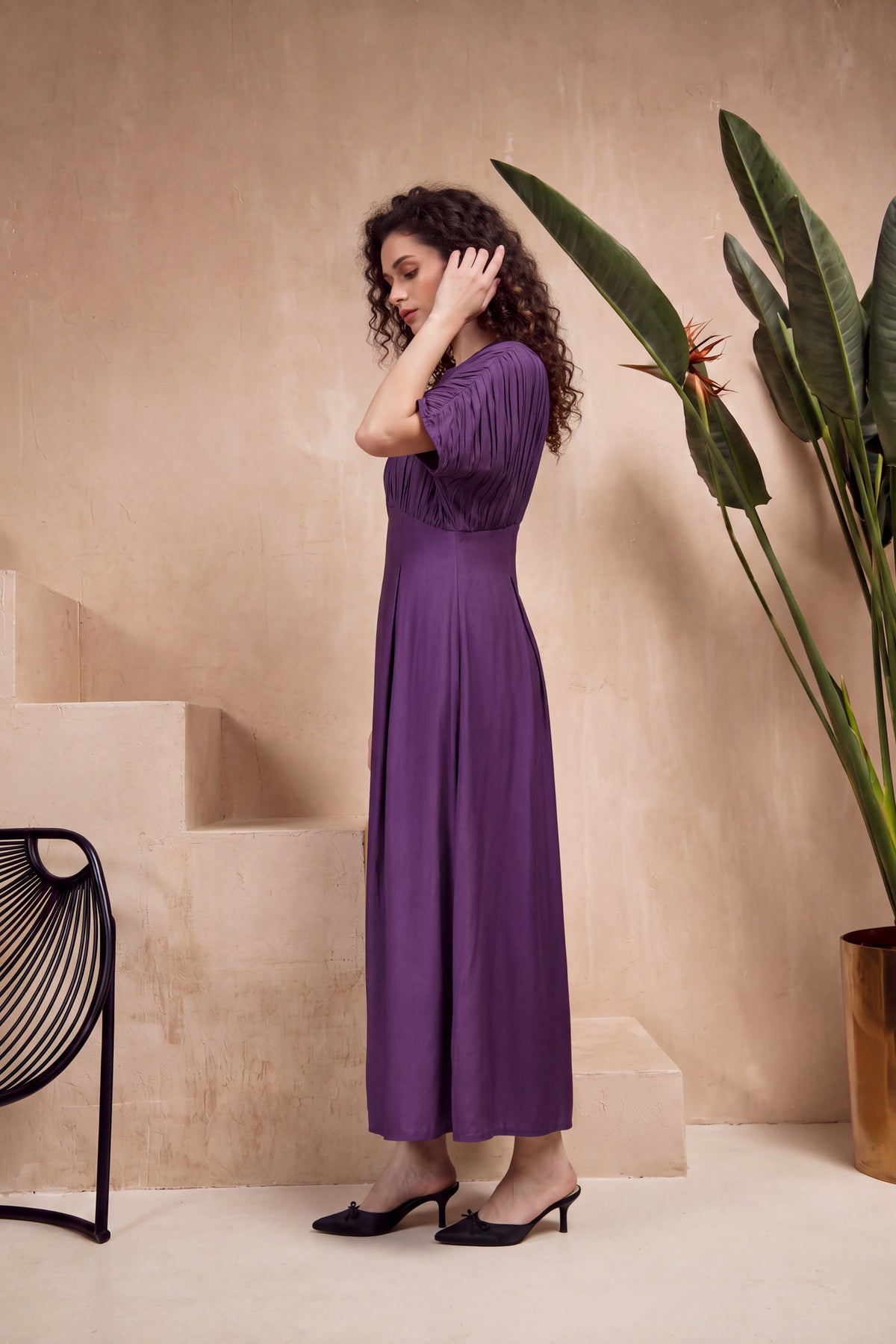 Mulberry Bliss Russian Silk Dress