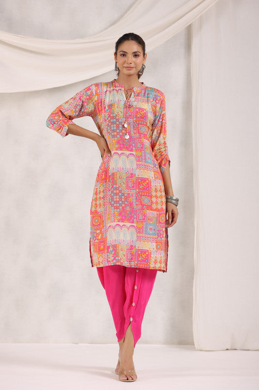 Jaipur Mosaic Rani Russian Silk Co-ord Set