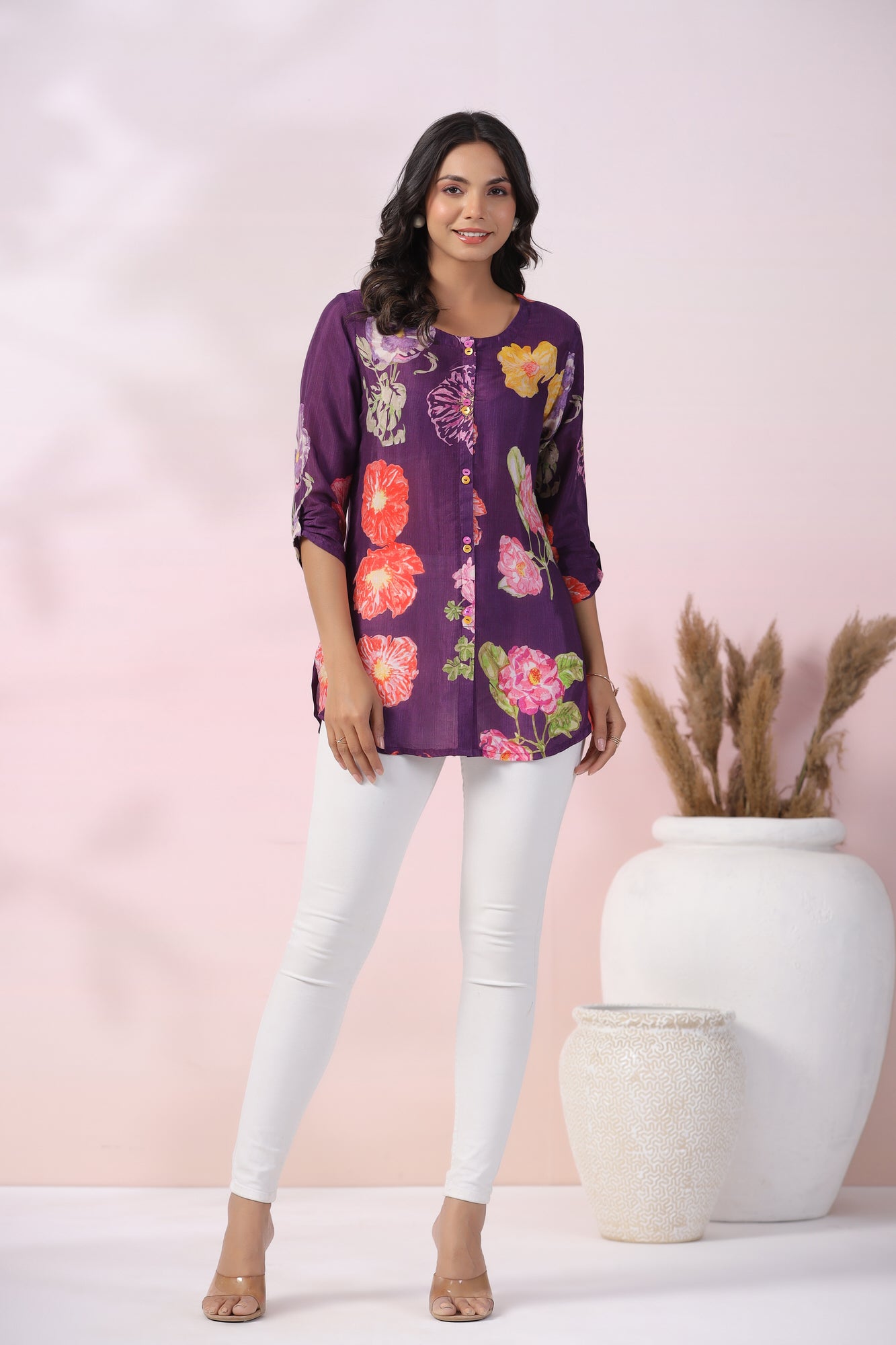 Plum Delight Silk Top