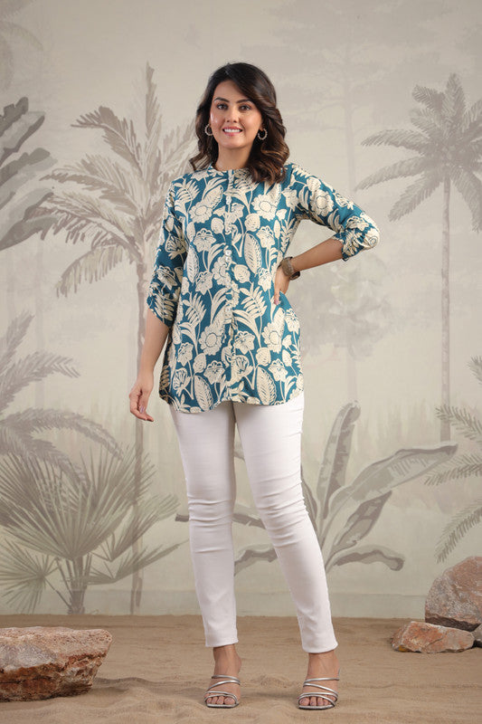 Botanic Charm Russian Silk Top