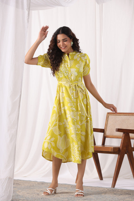 Sunshine Botanical Russian Silk Dress