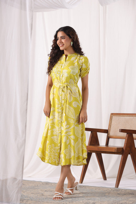 Sunshine Botanical Russian Silk Dress