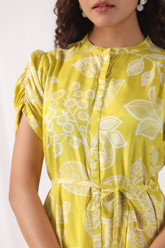 Sunshine Botanical Russian Silk Dress