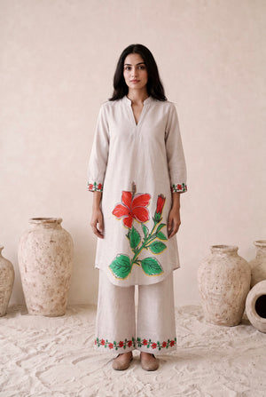 Gulnaar Cotton Co-ord Set