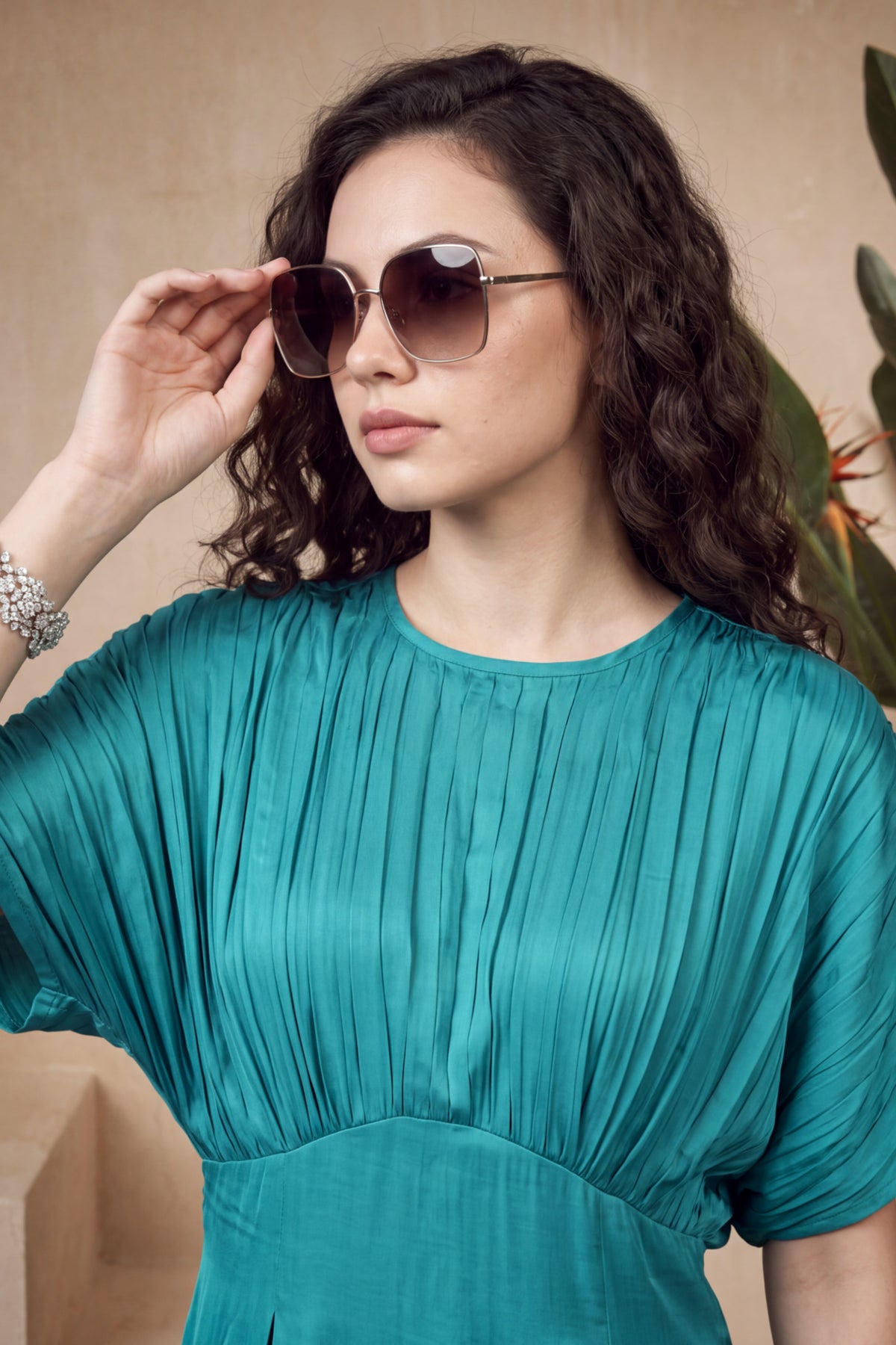 Ocean Breeze Russian Silk Dress