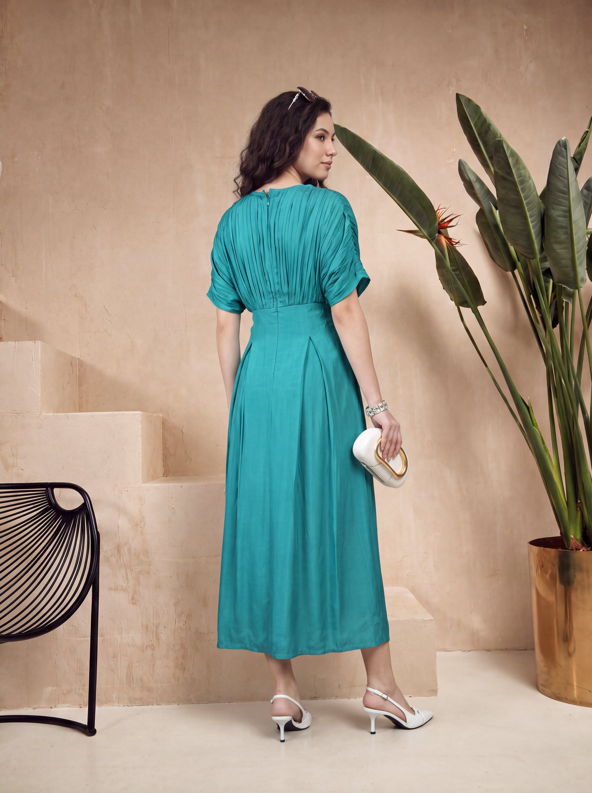 Ocean Breeze Russian Silk Dress