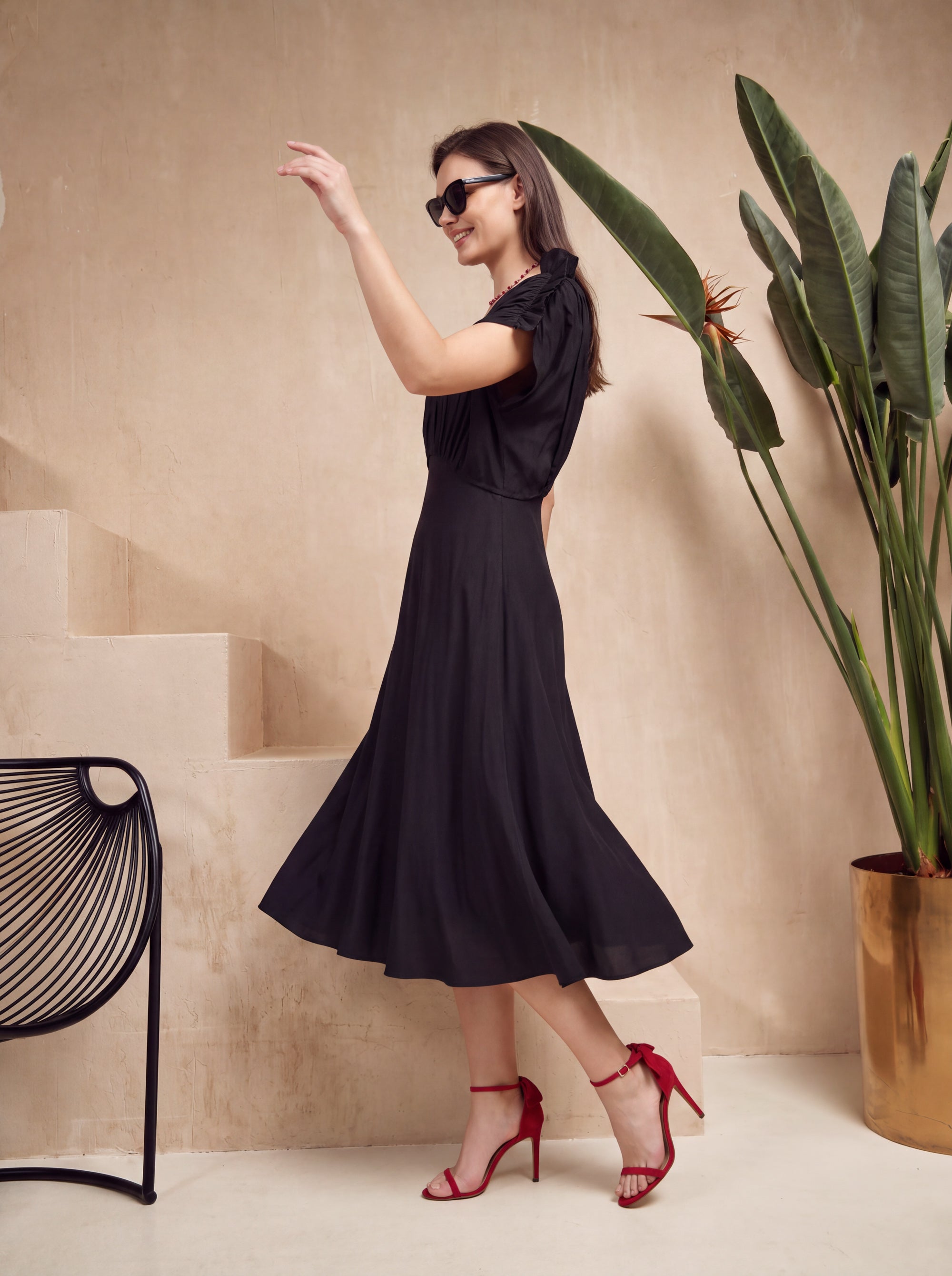 Espresso Martini Russian Silk Dress