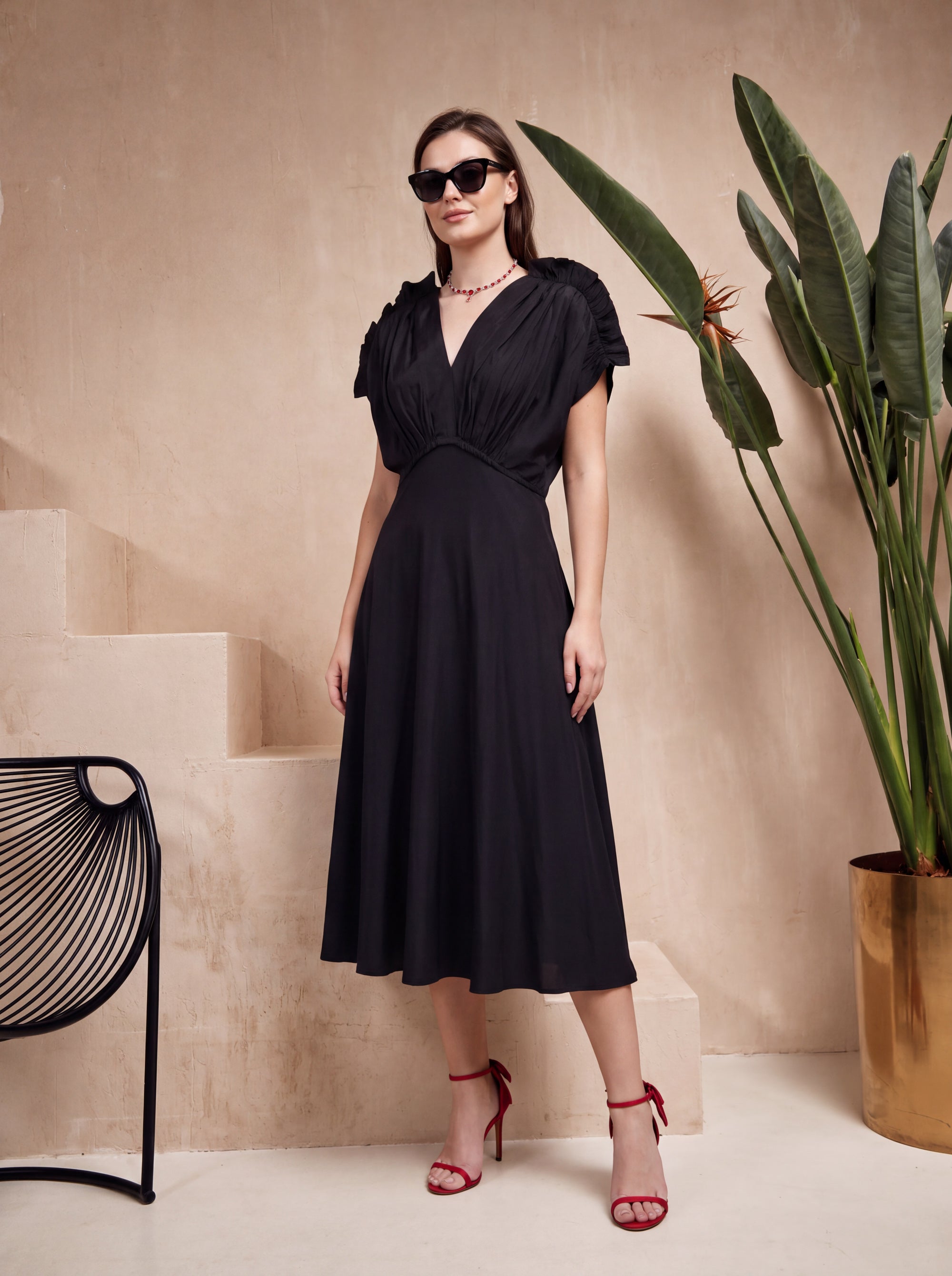 Espresso Martini Russian Silk Dress