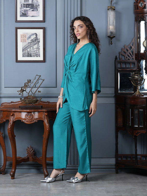 Jade Spritz Russian Silk Co-ord Set