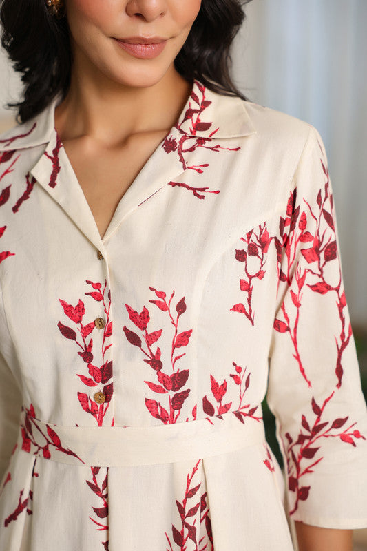 Ivory Ember Savanna Safari Cotton Flex Dress
