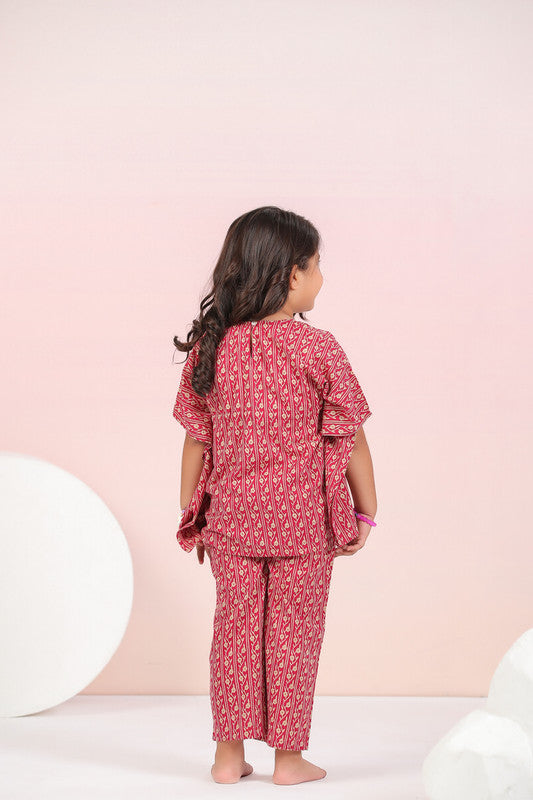 Ruby Traditional Cotton Kaftan Pyjama Set