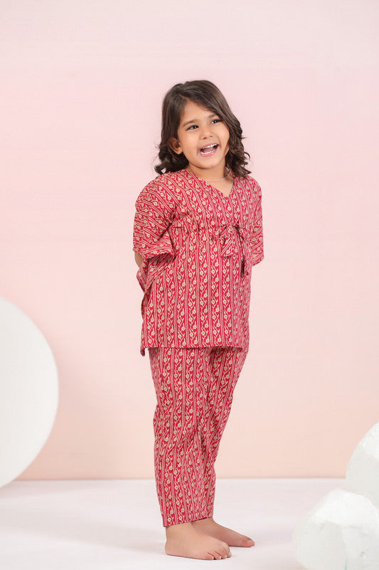 Ruby Traditional Cotton Kaftan Pyjama Set