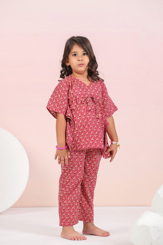 Ruby Traditional Cotton Kaftan Pyjama Set