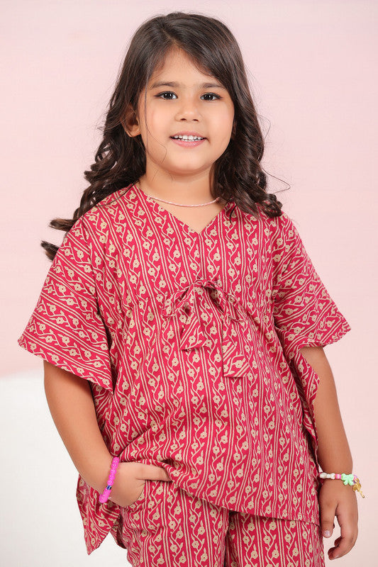 Ruby Traditional Cotton Kaftan Pyjama Set