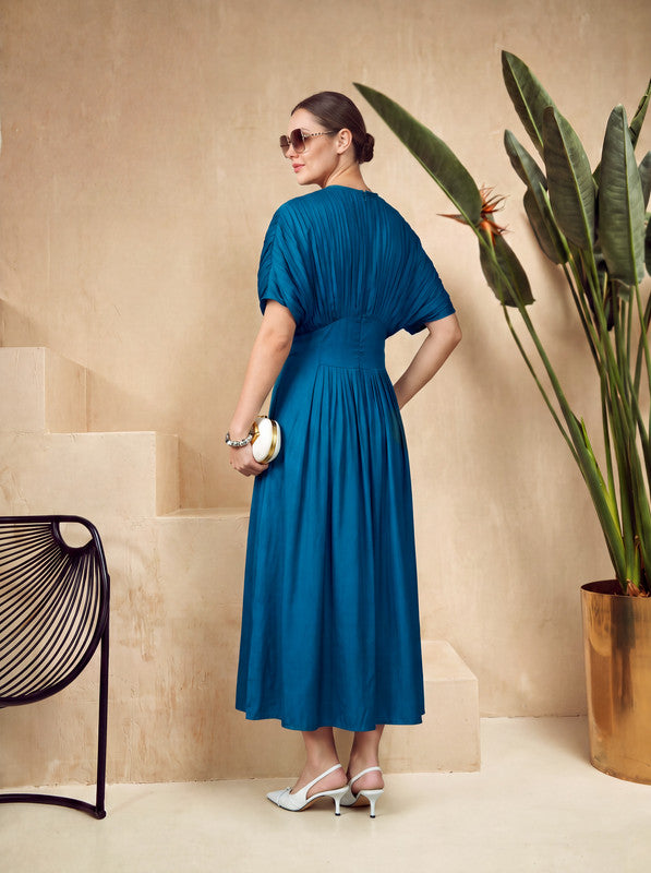 Ocean Bliss Russian Silk Dress