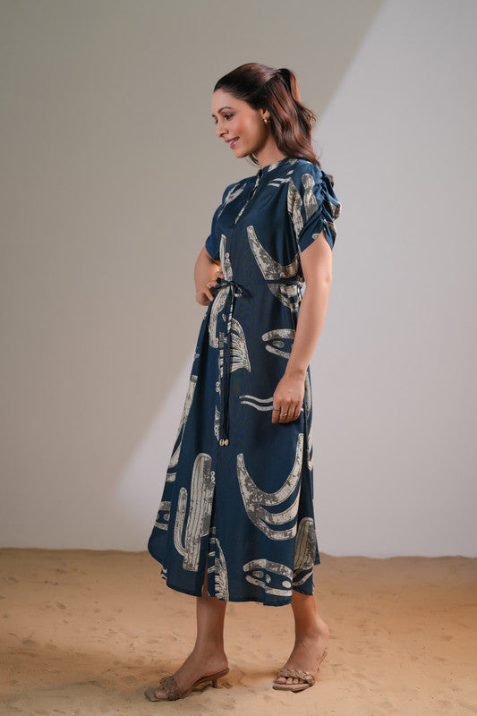 Dewy Mist Russian Silk Dress