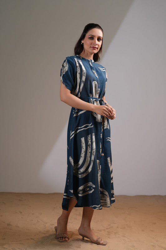 Dewy Mist Russian Silk Dress