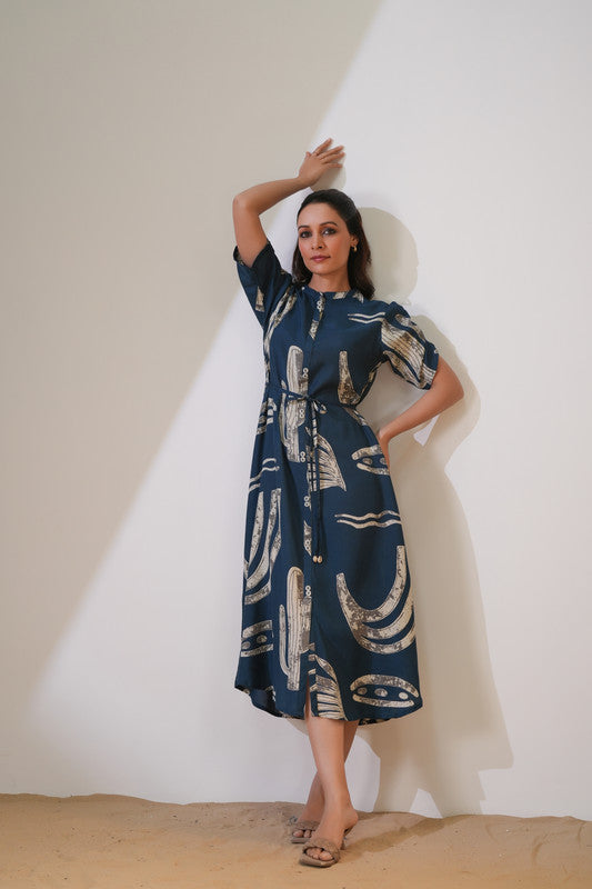 Dewy Mist Russian Silk Dress