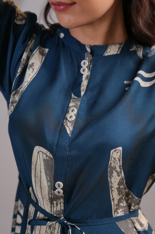 Dewy Mist Russian Silk Dress