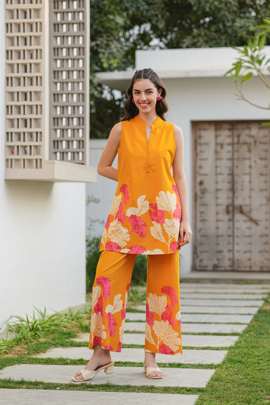 Evening Radiance Cotton Co-ord Set