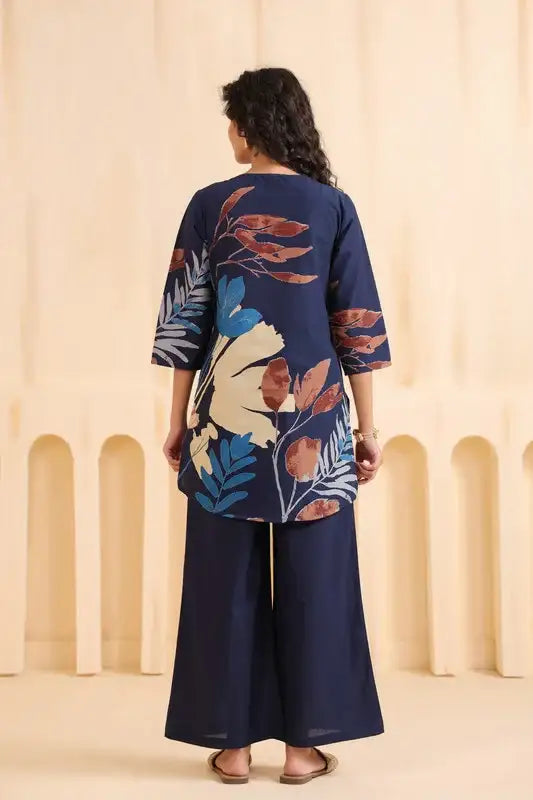 Midnight Cotton Petals Co-ord Set