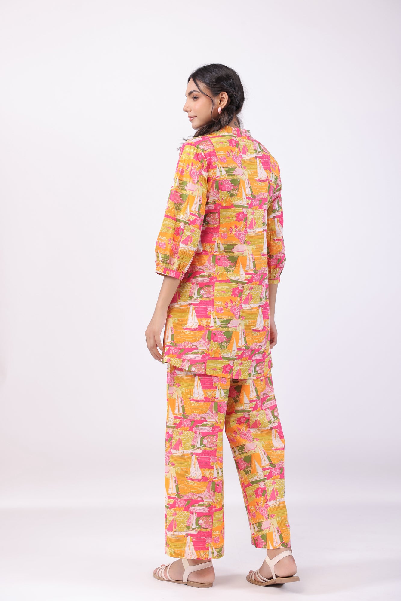 Vibrant Voyage Cotton Co-ord Set