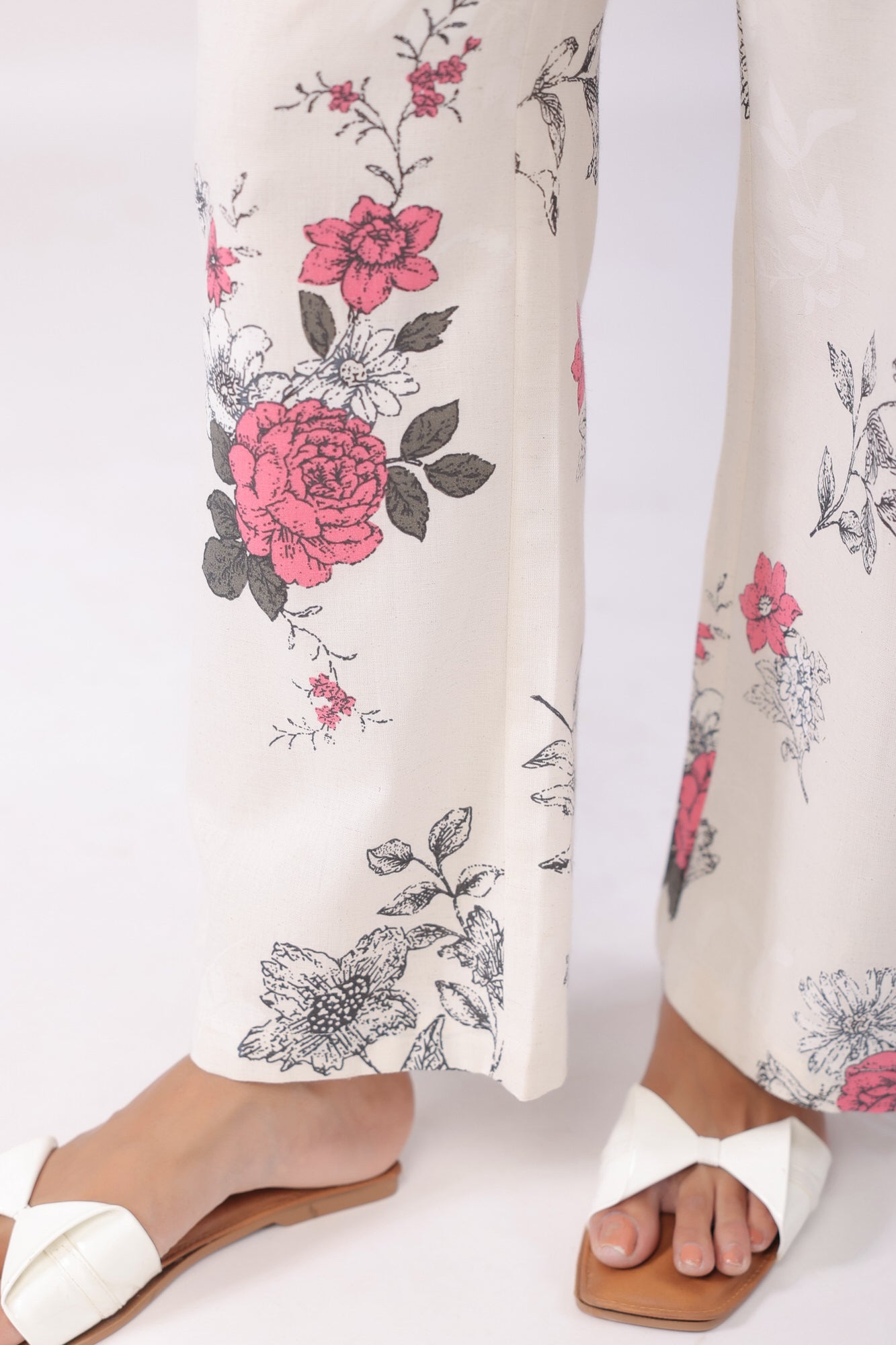 Floral Mirage Off White Cotton Co-ord Set